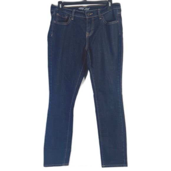 Old Navy "The Flirt" Dark Wash Non Destructed Skinny Jeans Size 6 Short - Picture 1 of 9